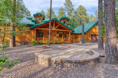 Charming Log-Sided Retreat in Prestigious White Mountain Summer on White Mountain Country Club in Arizona - for sale on GolfHomes.com, golf home, golf lot