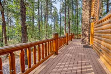 Charming Log-Sided Retreat in Prestigious White Mountain Summer on White Mountain Country Club in Arizona - for sale on GolfHomes.com, golf home, golf lot