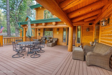 Charming Log-Sided Retreat in Prestigious White Mountain Summer on White Mountain Country Club in Arizona - for sale on GolfHomes.com, golf home, golf lot