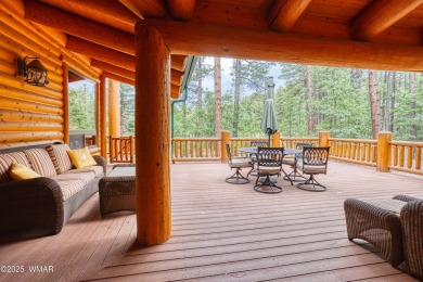 Charming Log-Sided Retreat in Prestigious White Mountain Summer on White Mountain Country Club in Arizona - for sale on GolfHomes.com, golf home, golf lot
