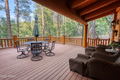 Charming Log-Sided Retreat in Prestigious White Mountain Summer on White Mountain Country Club in Arizona - for sale on GolfHomes.com, golf home, golf lot