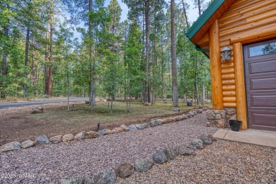Charming Log-Sided Retreat in Prestigious White Mountain Summer on White Mountain Country Club in Arizona - for sale on GolfHomes.com, golf home, golf lot