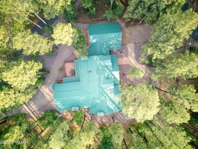 Charming Log-Sided Retreat in Prestigious White Mountain Summer on White Mountain Country Club in Arizona - for sale on GolfHomes.com, golf home, golf lot
