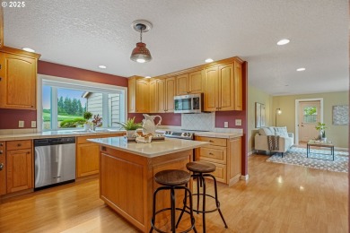 This golf course home is too sweet, no joke. There are two on Willamette Valley Country Club in Oregon - for sale on GolfHomes.com, golf home, golf lot