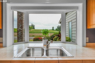 This golf course home is too sweet, no joke. There are two on Willamette Valley Country Club in Oregon - for sale on GolfHomes.com, golf home, golf lot