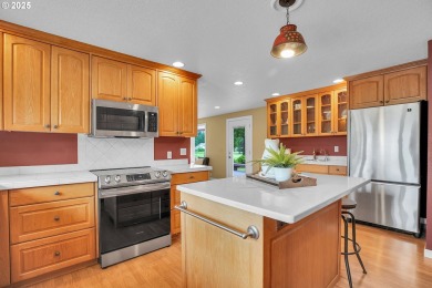 This golf course home is too sweet, no joke. There are two on Willamette Valley Country Club in Oregon - for sale on GolfHomes.com, golf home, golf lot