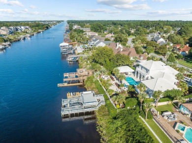 Discover luxury living along the scenic Intracoastal Waterway in on Myrtlewood Golf Course and Club  in South Carolina - for sale on GolfHomes.com, golf home, golf lot