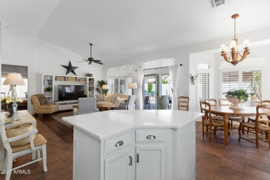 Casually chic and inviting this expanded Augusta model features on Tuscany Falls At Pebble Creek in Arizona - for sale on GolfHomes.com, golf home, golf lot