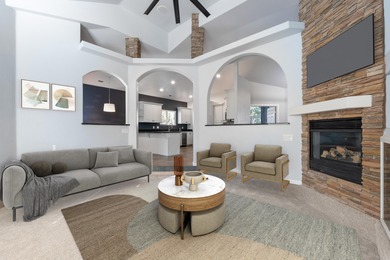 **Private Pool. Mountain Views. Cul-de-Sac Living** Tucked away on Green Spring Country Club in Utah - for sale on GolfHomes.com, golf home, golf lot