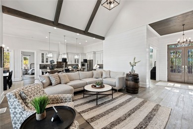 Beautiful sun filled home on private large 1.5 acre artfully on The Cliffs At Keowee Falls in South Carolina - for sale on GolfHomes.com, golf home, golf lot