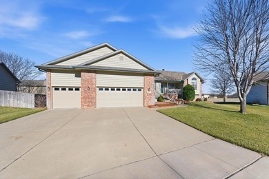 This beautifully designed 5-bedroom, 3-bath ranch with a 4-car on Auburn Hills Golf Course in Kansas - for sale on GolfHomes.com, golf home, golf lot