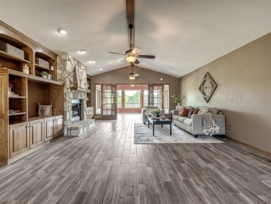 Exceptionally well maintained home with amazing golf course on Cedar Valley Golf Club in Oklahoma - for sale on GolfHomes.com, golf home, golf lot