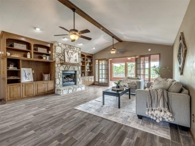 Exceptionally well maintained home with amazing golf course on Cedar Valley Golf Club in Oklahoma - for sale on GolfHomes.com, golf home, golf lot