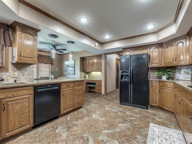 Exceptionally well maintained home with amazing golf course on Cedar Valley Golf Club in Oklahoma - for sale on GolfHomes.com, golf home, golf lot