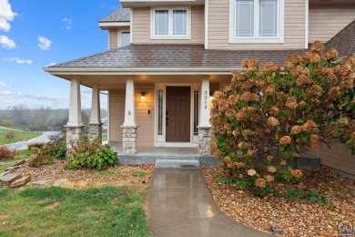 Sunrise mornings on the cute front porch sipping coffee while on Lake Shawnee Golf Course in Kansas - for sale on GolfHomes.com, golf home, golf lot