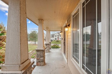 Sunrise mornings on the cute front porch sipping coffee while on Lake Shawnee Golf Course in Kansas - for sale on GolfHomes.com, golf home, golf lot