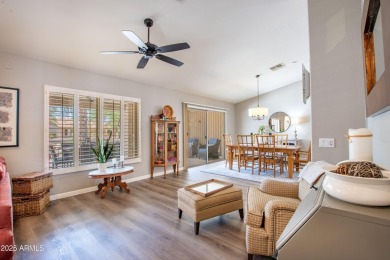 Discover your dream home in this beautifully remodeled residence on Tuscany Falls At Pebble Creek in Arizona - for sale on GolfHomes.com, golf home, golf lot