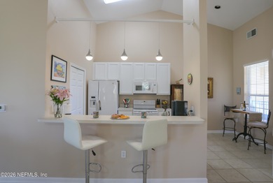 Top-floor 3-bedroom, 2-bath condo offering vaulted cathedral on St. Augustine Shores Golf Club in Florida - for sale on GolfHomes.com, golf home, golf lot