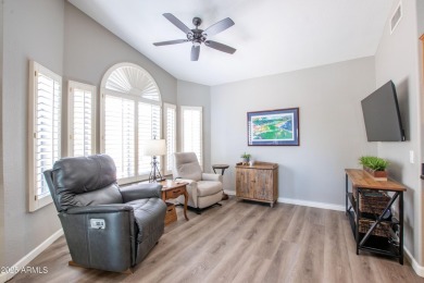Discover your dream home in this beautifully remodeled residence on Tuscany Falls At Pebble Creek in Arizona - for sale on GolfHomes.com, golf home, golf lot