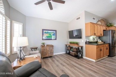 Discover your dream home in this beautifully remodeled residence on Tuscany Falls At Pebble Creek in Arizona - for sale on GolfHomes.com, golf home, golf lot