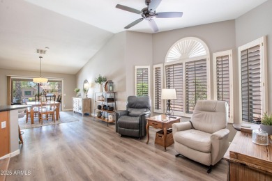 Discover your dream home in this beautifully remodeled residence on Tuscany Falls At Pebble Creek in Arizona - for sale on GolfHomes.com, golf home, golf lot