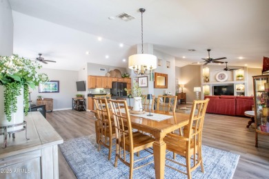Discover your dream home in this beautifully remodeled residence on Tuscany Falls At Pebble Creek in Arizona - for sale on GolfHomes.com, golf home, golf lot