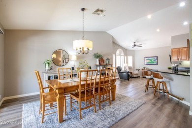 Discover your dream home in this beautifully remodeled residence on Tuscany Falls At Pebble Creek in Arizona - for sale on GolfHomes.com, golf home, golf lot