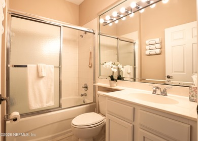 Top-floor 3-bedroom, 2-bath condo offering vaulted cathedral on St. Augustine Shores Golf Club in Florida - for sale on GolfHomes.com, golf home, golf lot