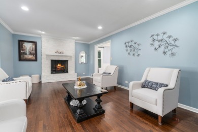 Welcome to this exceptional 5-bedroom, 4.1-bathroom residence on Hillcrest Country Club in Illinois - for sale on GolfHomes.com, golf home, golf lot