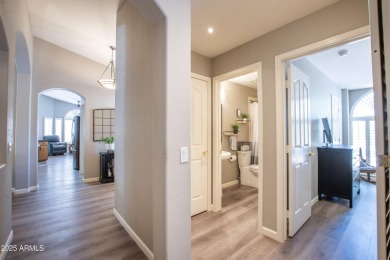 Discover your dream home in this beautifully remodeled residence on Tuscany Falls At Pebble Creek in Arizona - for sale on GolfHomes.com, golf home, golf lot