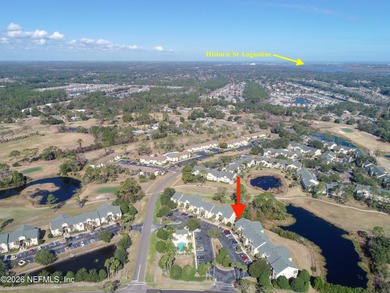 Top-floor 3-bedroom, 2-bath condo offering vaulted cathedral on St. Augustine Shores Golf Club in Florida - for sale on GolfHomes.com, golf home, golf lot