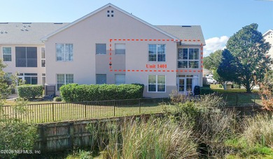 Top-floor 3-bedroom, 2-bath condo offering vaulted cathedral on St. Augustine Shores Golf Club in Florida - for sale on GolfHomes.com, golf home, golf lot