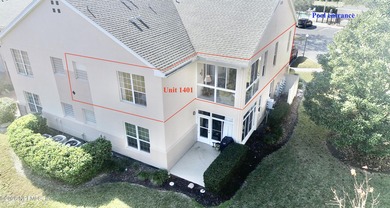 Top-floor 3-bedroom, 2-bath condo offering vaulted cathedral on St. Augustine Shores Golf Club in Florida - for sale on GolfHomes.com, golf home, golf lot