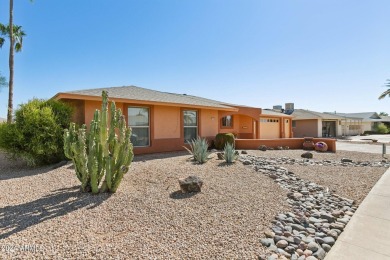 Welcome to this beautifully designed single-level home featuring on Sun City Lakes West and East in Arizona - for sale on GolfHomes.com, golf home, golf lot