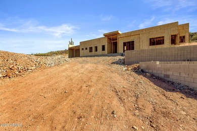 READY FOR YOU TO FINISH YOUR DREAM HOME! Set on the highest lot on Eagle Mountain Golf Club in Arizona - for sale on GolfHomes.com, golf home, golf lot