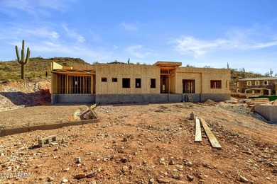 READY FOR YOU TO FINISH YOUR DREAM HOME! Set on the highest lot on Eagle Mountain Golf Club in Arizona - for sale on GolfHomes.com, golf home, golf lot