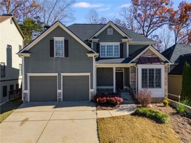 As you approach this beautiful 2-story home, nestled adjacent to on The Frog Golf Club in Georgia - for sale on GolfHomes.com, golf home, golf lot