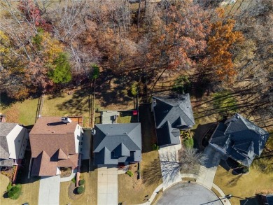 As you approach this beautiful 2-story home, nestled adjacent to on The Frog Golf Club in Georgia - for sale on GolfHomes.com, golf home, golf lot