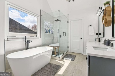 Beautiful, on-trend home located in the highly sought-after on Bridgemill Golf Club in Georgia - for sale on GolfHomes.com, golf home, golf lot