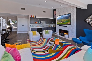 Located in the sought-after Thunderbird Villas mountainside on Thunderbird Country Club in California - for sale on GolfHomes.com, golf home, golf lot