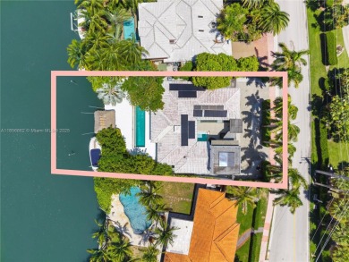 OVERSIZED WATERFRONT HOME WITH 80FT OF WATERFRONTAGE & GOLF on Miami Beach Golf Club in Florida - for sale on GolfHomes.com, golf home, golf lot