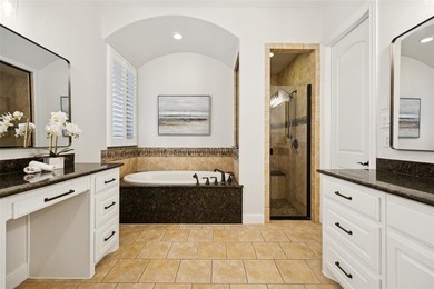 Located on a quiet cul-de-sac in the guard gated enclave of on Trophy Club of Dallas in Texas - for sale on GolfHomes.com, golf home, golf lot