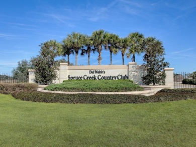 This furnished 2-bedroom, 2-bath home is located in the highly on Eagle Ridge At Spruce Creek Country Club in Florida - for sale on GolfHomes.com, golf home, golf lot