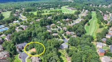 Beautiful, spacious .70-acre golf course lot on a quiet on Bears Best Atlanta Golf Club in Georgia - for sale on GolfHomes.com, golf home, golf lot