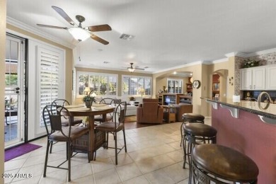 Absolutely stunning move-in ready home exudes elegance and on Arizona Traditions Golf Club in Arizona - for sale on GolfHomes.com, golf home, golf lot