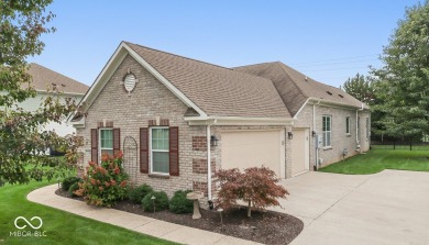 Impeccable brick ranch with a basement in prestigious Hickory on Hickory Stick Golf Club in Indiana - for sale on GolfHomes.com, golf home, golf lot