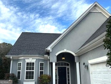 Welcome Home! Charming ranch plan with airy 2-story foyer in on Canongate At Flat Creek Club in Georgia - for sale on GolfHomes.com, golf home, golf lot