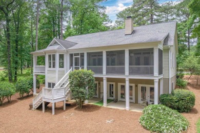 This 4600 square foot home sits on the 5th hole of the Preserve on Reynolds Lake Oconee - The Oconee in Georgia - for sale on GolfHomes.com, golf home, golf lot