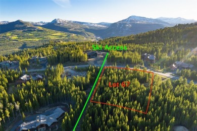 Build your dream home on the skier access and ski/in ski/out to on Yellowstone Golf Club in Montana - for sale on GolfHomes.com, golf home, golf lot