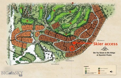 Build your dream home on the skier access and ski/in ski/out to on Yellowstone Golf Club in Montana - for sale on GolfHomes.com, golf home, golf lot